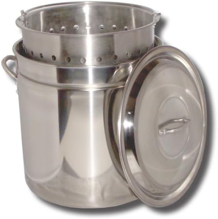 36 Qt Ridged Stainless Pot